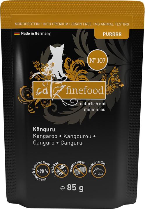 Produktbild Catz Finefood Purrrr No.107 Känguru (Adult, 1 Stk., 85 g)