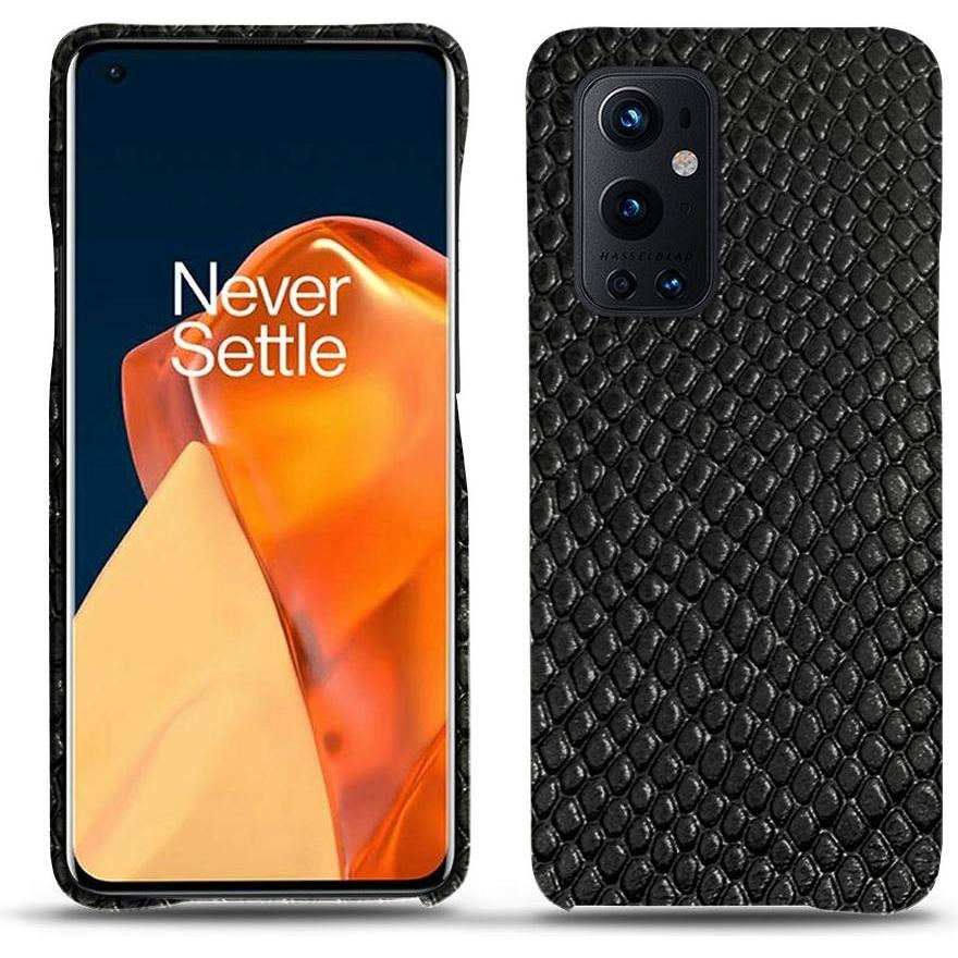 Noreve Lederschutzhülle (OnePlus 9 Pro), Smartphone Hülle, Schwarz