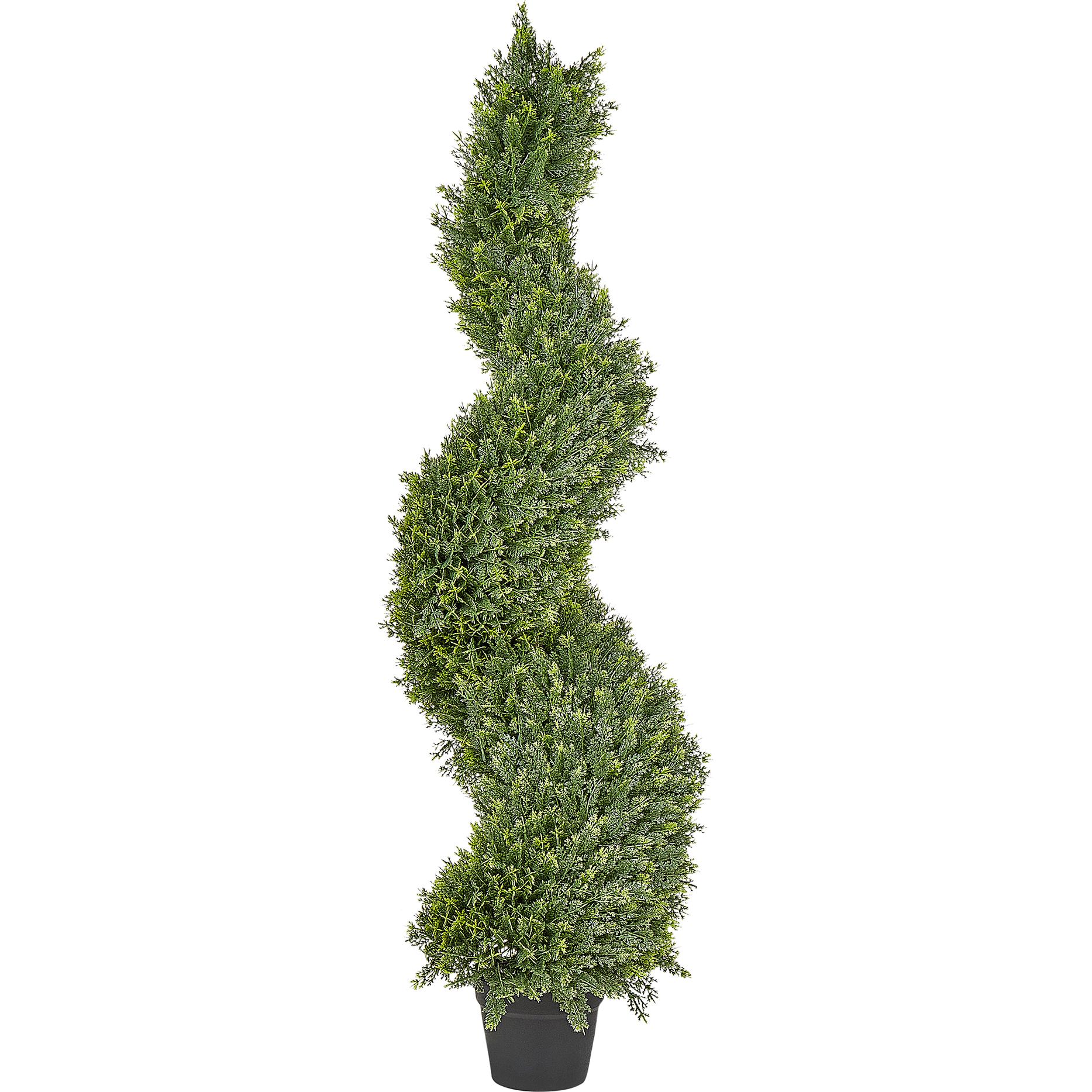 Beliani, Kunstpflanzen, Spiral Tree (126 cm)