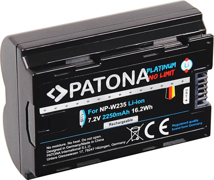 Actual product image Patona Platinum battery f. Fuji NP-W235 (Camera battery)