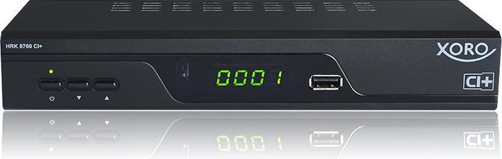 Actual product image Xoro HRK 8760 (DVB-C, CI+ slot)