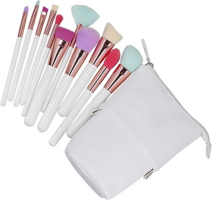 Produktbild Ilu Basic Set 11 Makeup Brushes with Bag - Multicolor (Set)