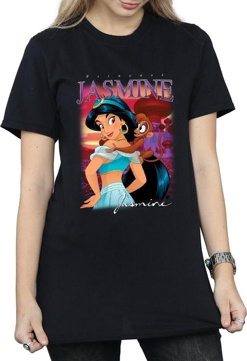 Immagine prodotto Aladdin Maglietta da donna/ragazzo in cotone Jasmine Montage (S)