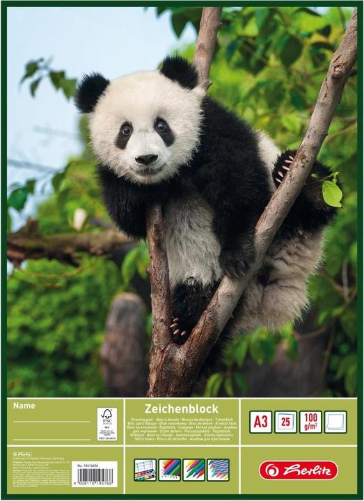 Produktbild Herlitz Zeichenblock A3/25 (A3, Blanko)