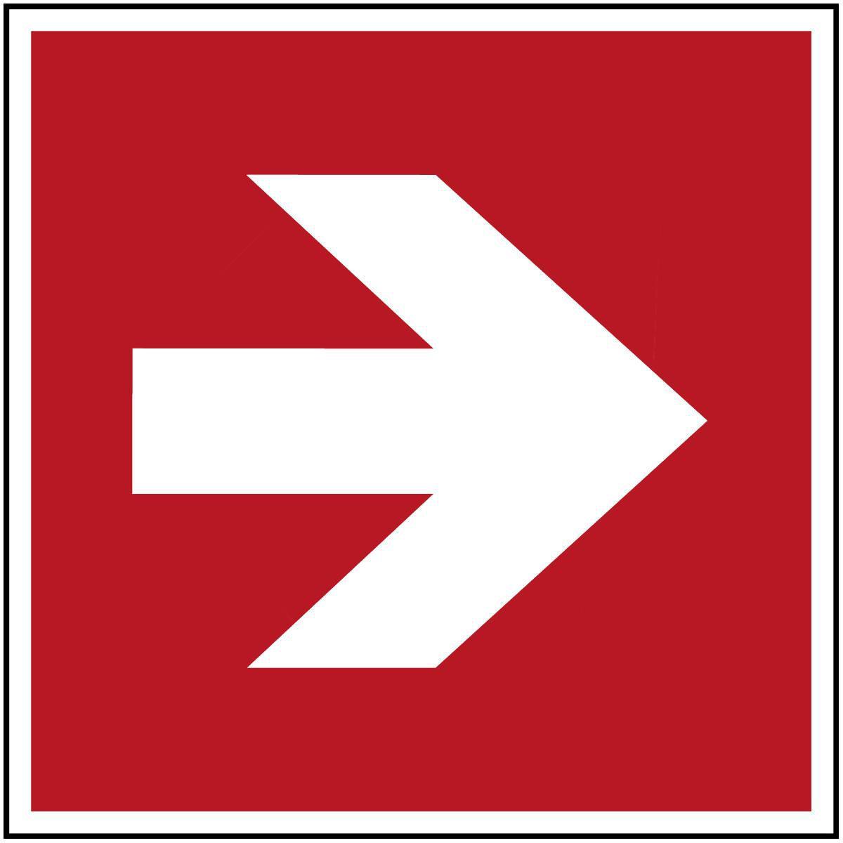 Brady, Etiketten, ISO Safety Sign - Direction