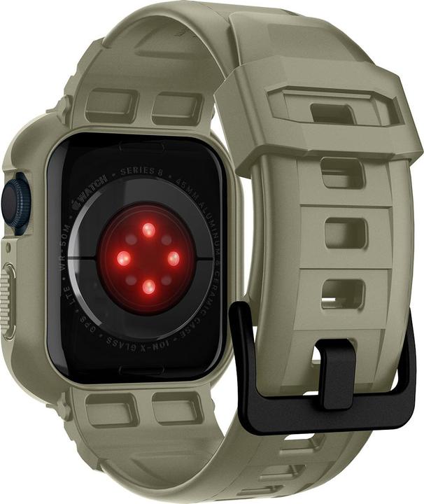 Produktbild Spigen RUGGED ARMOR?PRO? APPLE WATCH 4 / 5 / 6 / 7 / 8 / SE (44 / 45 MM) VINTAGE KHAKI (44 mm, 45 mm, Thermoplastic polyurethane (TPU))