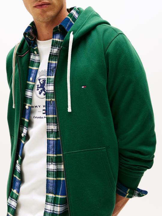 Produktbild Tommy Hilfiger Essentieller Fleece-Reissverschluss-Kaputzenpullover (XS)