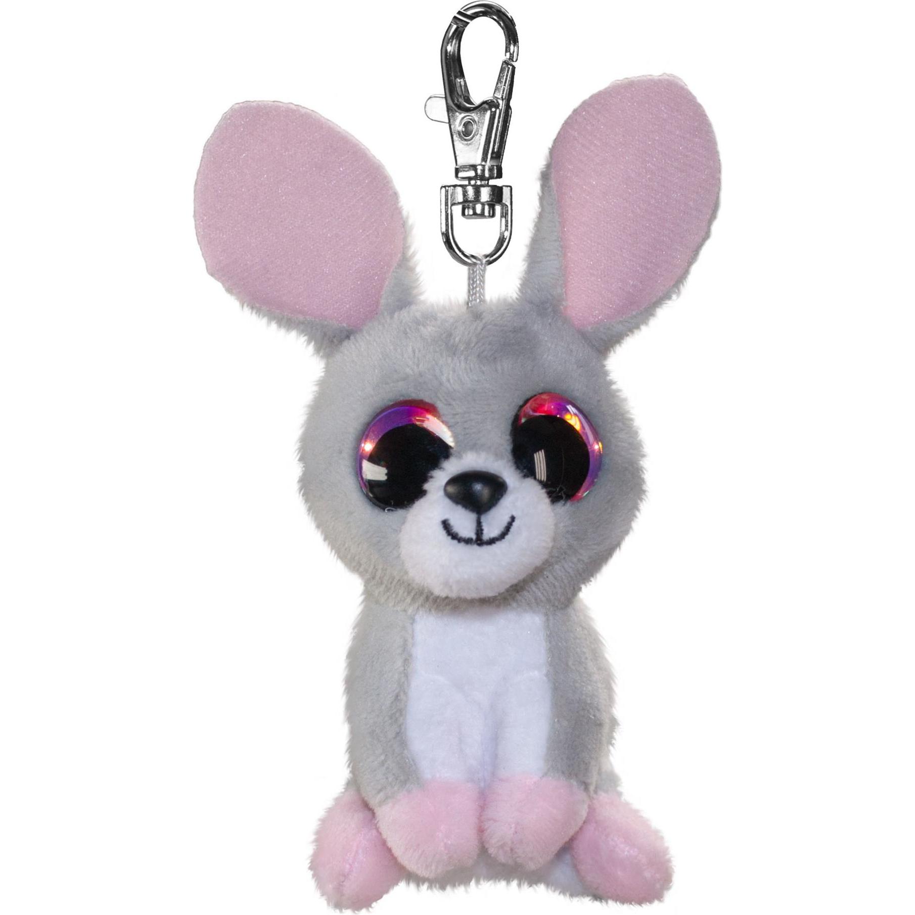 Lumo Stars, Unisex, Schlüsselanhänger, Keychain - Kaninchen Pupu, Grau