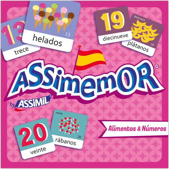 Assimil Assimemor, Alimentos & Números - Speisen & Zahlen (Kinderspiel)