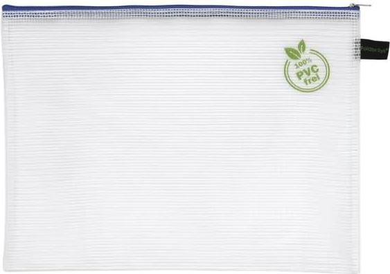 Actual product image Foldersys Zip bag A4 transparent/blue 0.20 mm (A4)