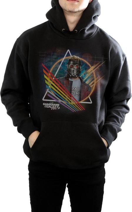 Image du produit - Sweat à capuche GUARDIANS OF THE GALAXY NEON STAR LORD MASKED - Homme (XXL)