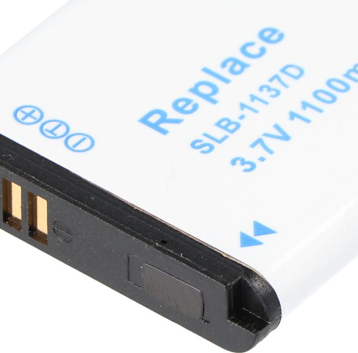 Actual product image Samsung Akku SLB-1137D, NV 100HD, NV 24HD (Camera battery)