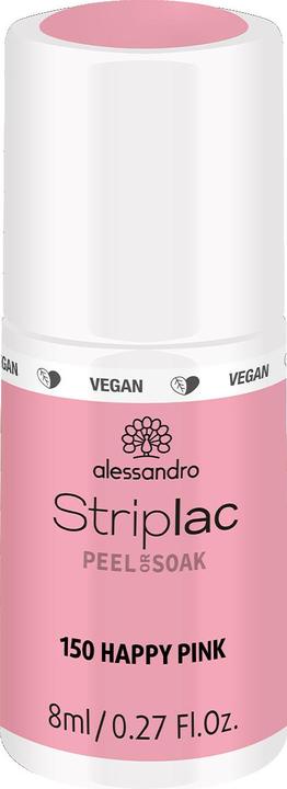 Alessandro Striplac Peel or Soak - Happy Pink (Pink, Rose, Vernis à ongles peel off)