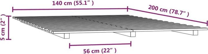 Produktbild VidaXL Rutter (140 x 200 cm)