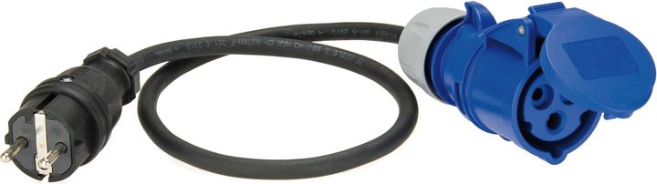 Actual product image PCE CEE Caravan adapter cable 230V 16A IP44 9009 (CEE 32/3)