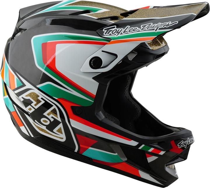 Produktbild Troy Lee Designs D4 Carbon MIPS Helm, Frames, black/gold, XL | 60-61cm (60 - 61 cm)
