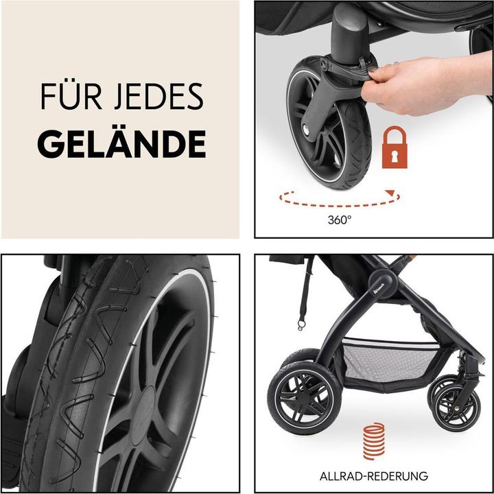 Produktbild Hauck Buggys & Sportwagen Buggy & Sportwagen UpTown Black inkl. 3in1