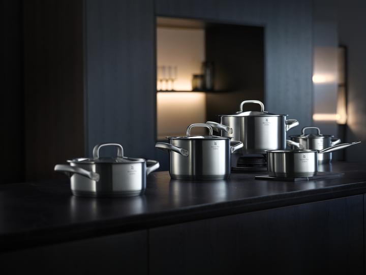 Immagine prodotto WMF Gormet Plus Topf-Set, 4-teilig (Set di pentole e padelle da cucina, Acciaio inossidabile, 24 x 23.70 cm)