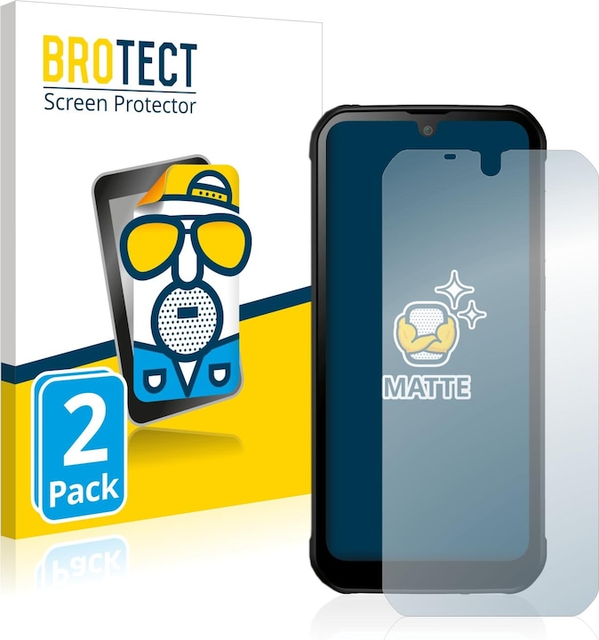 Actual product image BROTECT Anti-glare screen protector matt (2 Piece, Gigaset GX290 Plus)