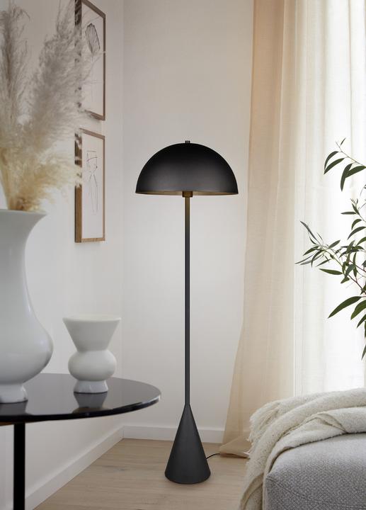 Actual product image Trio ALFIE - Vloerlamp - Zwart mat - excl. 1x E27 4,9 W - Voetschakelaar - GO Green (E27)