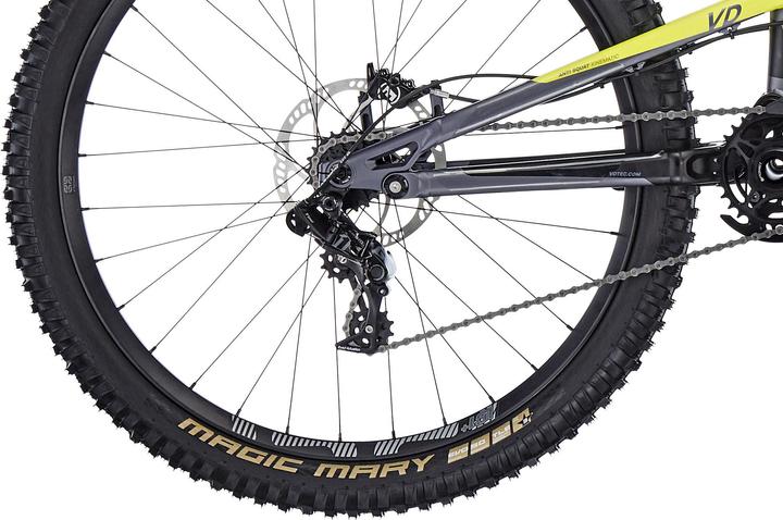 Actual product image Votec VD Elite - Downhill Fully 27.5" - grey/acid yellow (42 cm)