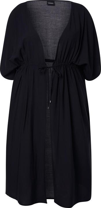 Immagine prodotto Ulla Popken Caffettano dal taglio oversize con laccetti intrecciati, scollo a V e mezze maniche (42, 44, 46, 48)