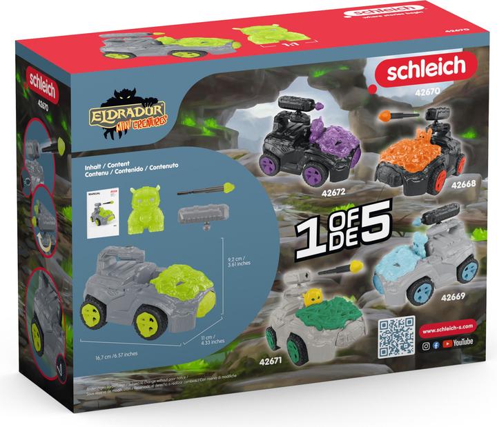 Produktbild Schleich Stein-Crashmobil mit Mini Creature