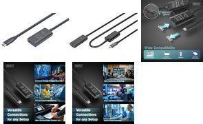 Actual product image Digitus USB type C - USB A (5 m, USB 3.2 Gen 1, 5 W)