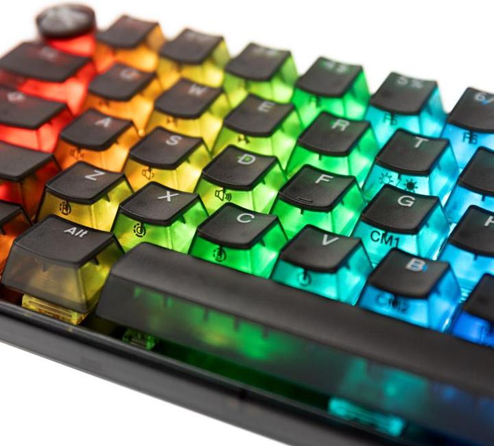 Produktbild Ducky One 3 Aura Black Mini Gaming Tastatur, RGB LED - MX-Silent-Red (US) (Eng. Int., Kabelgebunden)