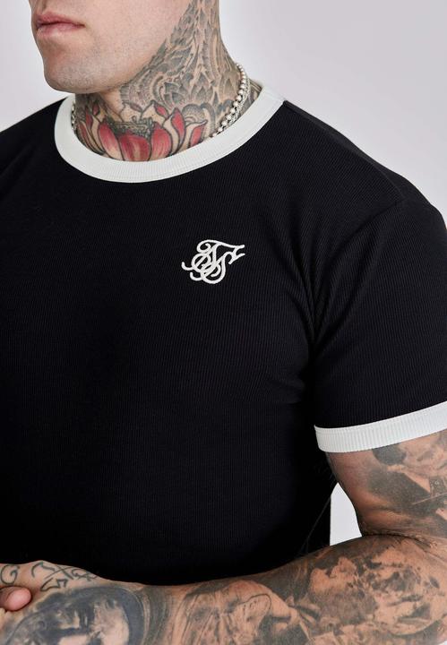 Produktbild Siksilk T-Shirt Ribbed Ringer T-Shirt (S)