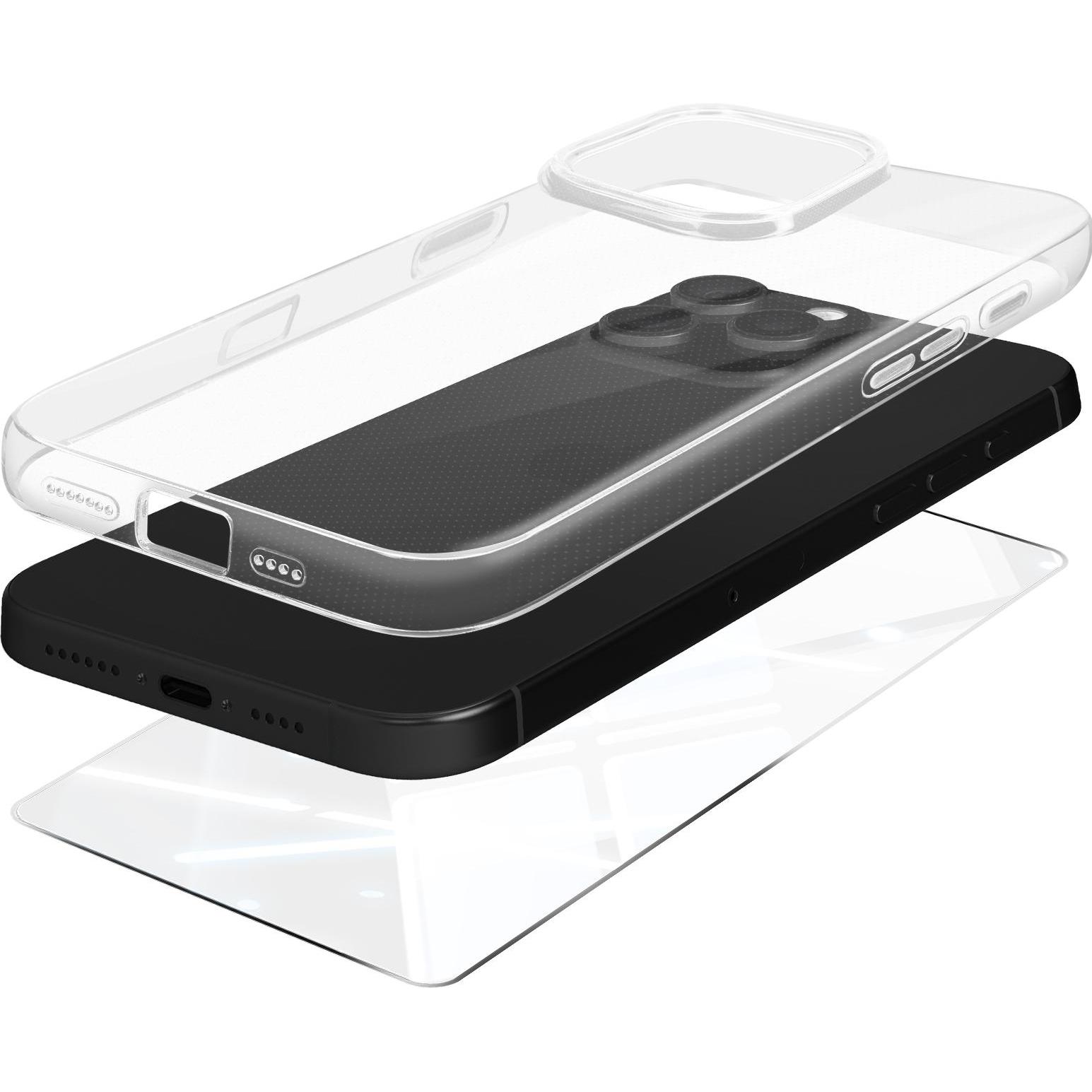 Thumbnail - Mayaxess Complete Protection Pack (Apple iPhone 16 Pro Max), Smartphone Hülle, Transparent