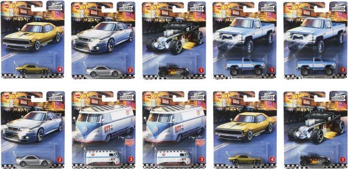 Immagine prodotto Hot Wheels Mattel Premium Car Boulevard Assortito, 1 pezzo