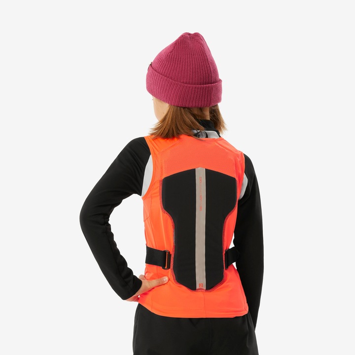 Actual product image Wedze Back protector kids MTB ski snowboard - DBCK 900 orange (152, Back protector)
