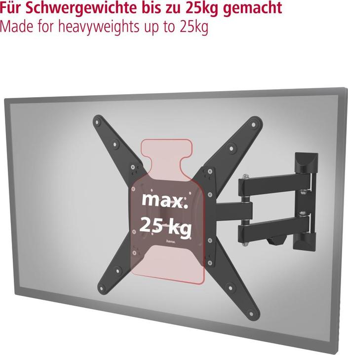 Productafbeelding Hama Fullmotion (Muur, 65", 25 kg)