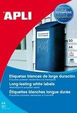Actual product image Apli Weatherproof foil labels, diameter 30 mm, whiteá