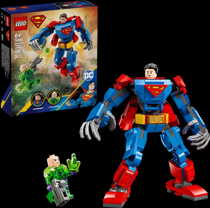 Actual product image LEGO Superman Mech vs. Lex Luthor (76302, LEGO DC)