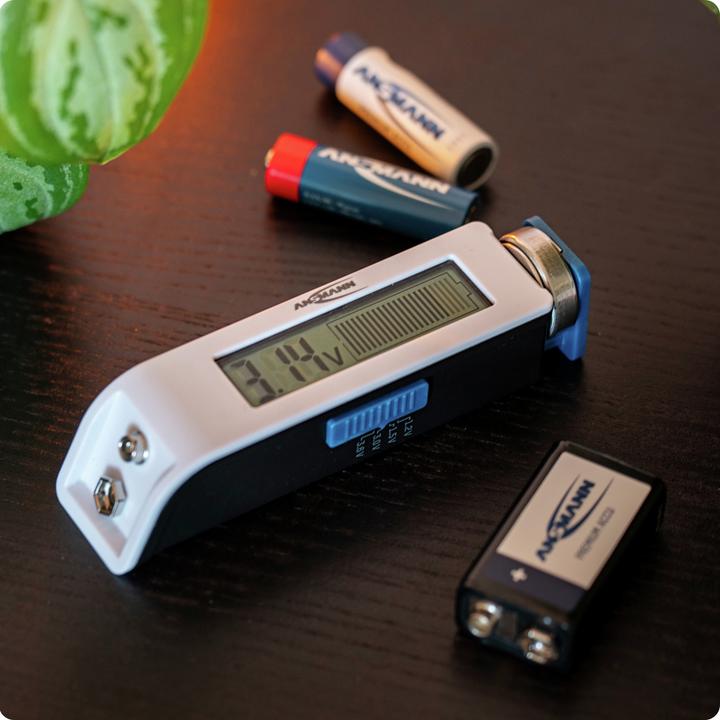Produktbild Ansmann Batterietester Universell LC-Display