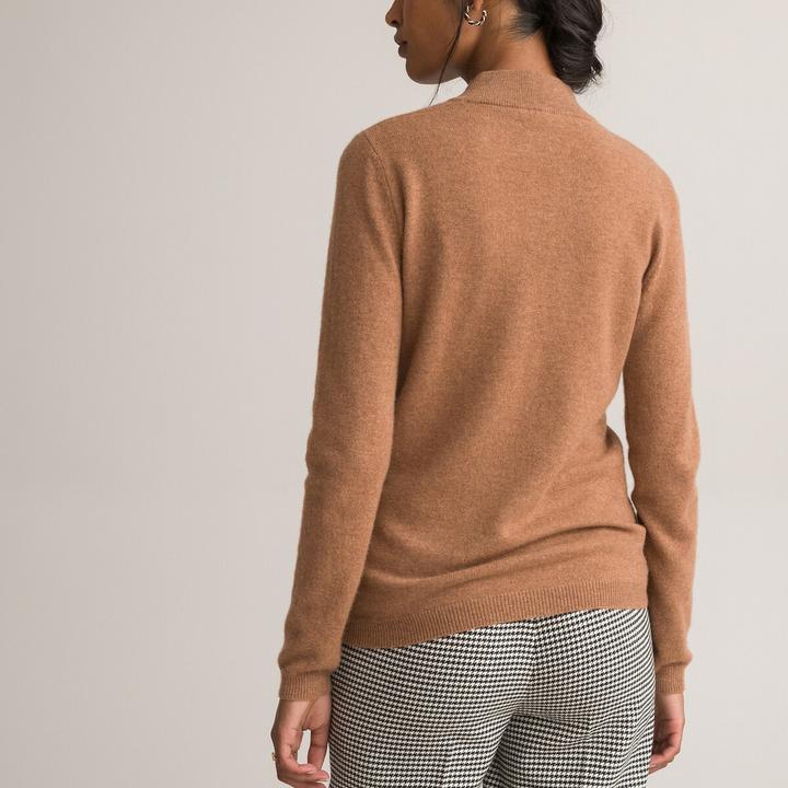 Actual product image Anne Weyburn Stand-up collar jumper (40)