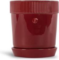Sagaform Herb pot Elise bordeaux, D14 H15