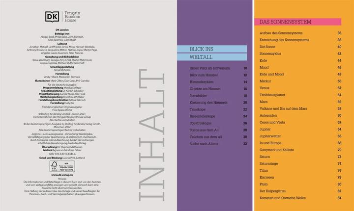 Actual product image #dkinfografik. Weltall einfach erklärt (German, Colin Stuart, Giles Sparrow, John Farndon, 2022)