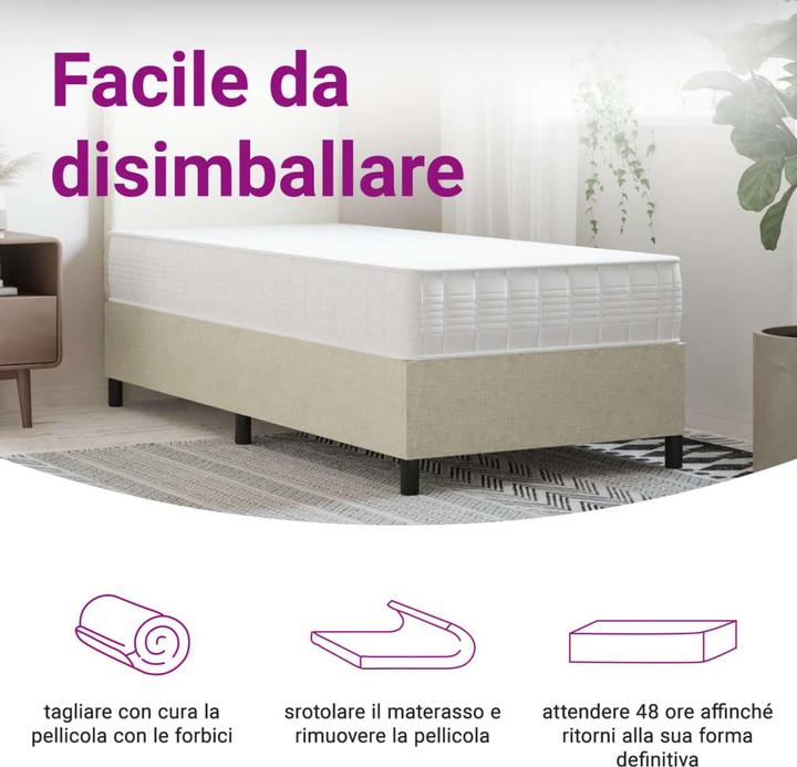 Actual product image vidaXL Jeronimus (100 x 200 cm, Foam core)