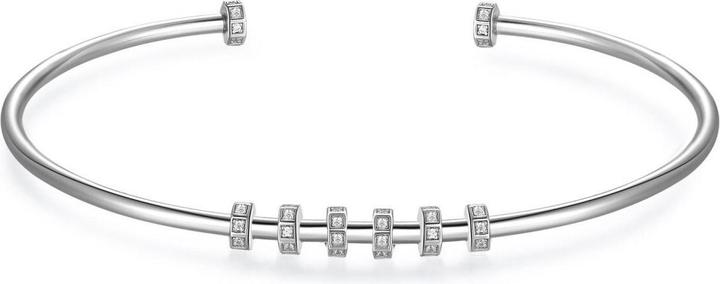 Actual product image Rosato Storie Solid Silver Charm Bracelet RZB038 - Diameter: 5.8 cm (5.80 cm)