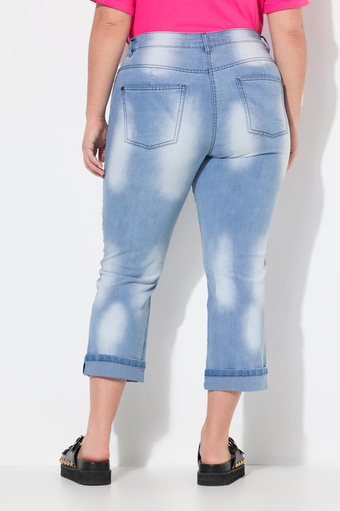 Actual product image Angel of Style 7/8-Jeans Amy, Straight Fit, Camouflage-Patches (46)