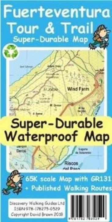 Actual product image Fuerteventura Tour and Trail Map
