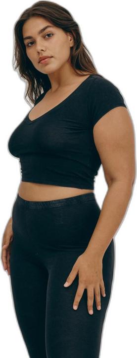 Produktbild t-shirt mit v-ausschnitt, damen core baby (L)
