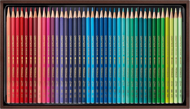 Image du produit Caran d'Ache Prismalo Aquarelle Holzkoffer (Multicolore, Bois, 80 x)