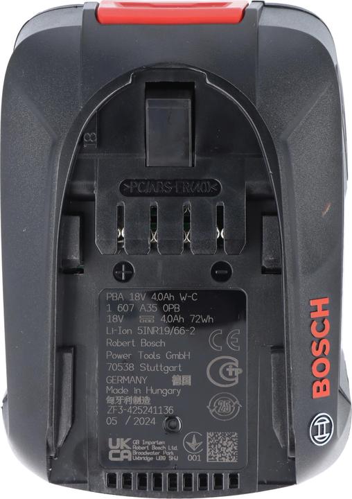 Produktbild Bosch eBike Li-Ion Akku Typ 1600A011T8 PBA, 18V 4,0Ah (18 V)