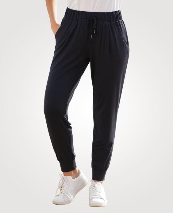 Immagine prodotto Beverly Damen Jerseyhose mit Bindekordel (M)