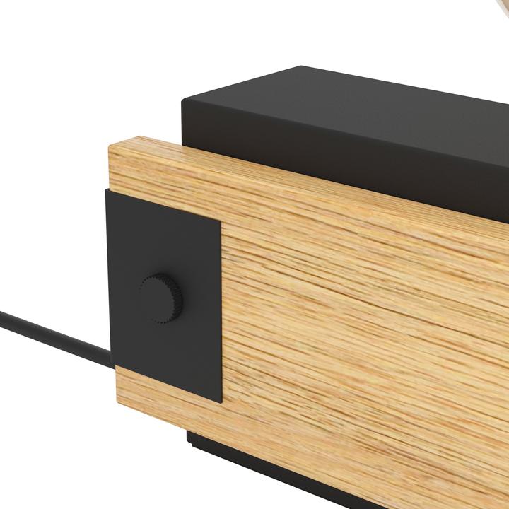 Actual product image EGLO Table lamp LAYHAM 1x E27, Brown/Black (E27)