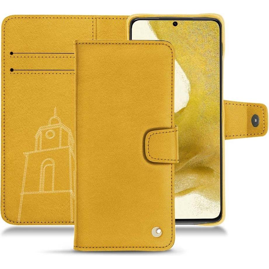 Thumbnail - Noreve Lederschutzhülle Wallet (Samsung Galaxy S22), Smartphone Hülle, Orange